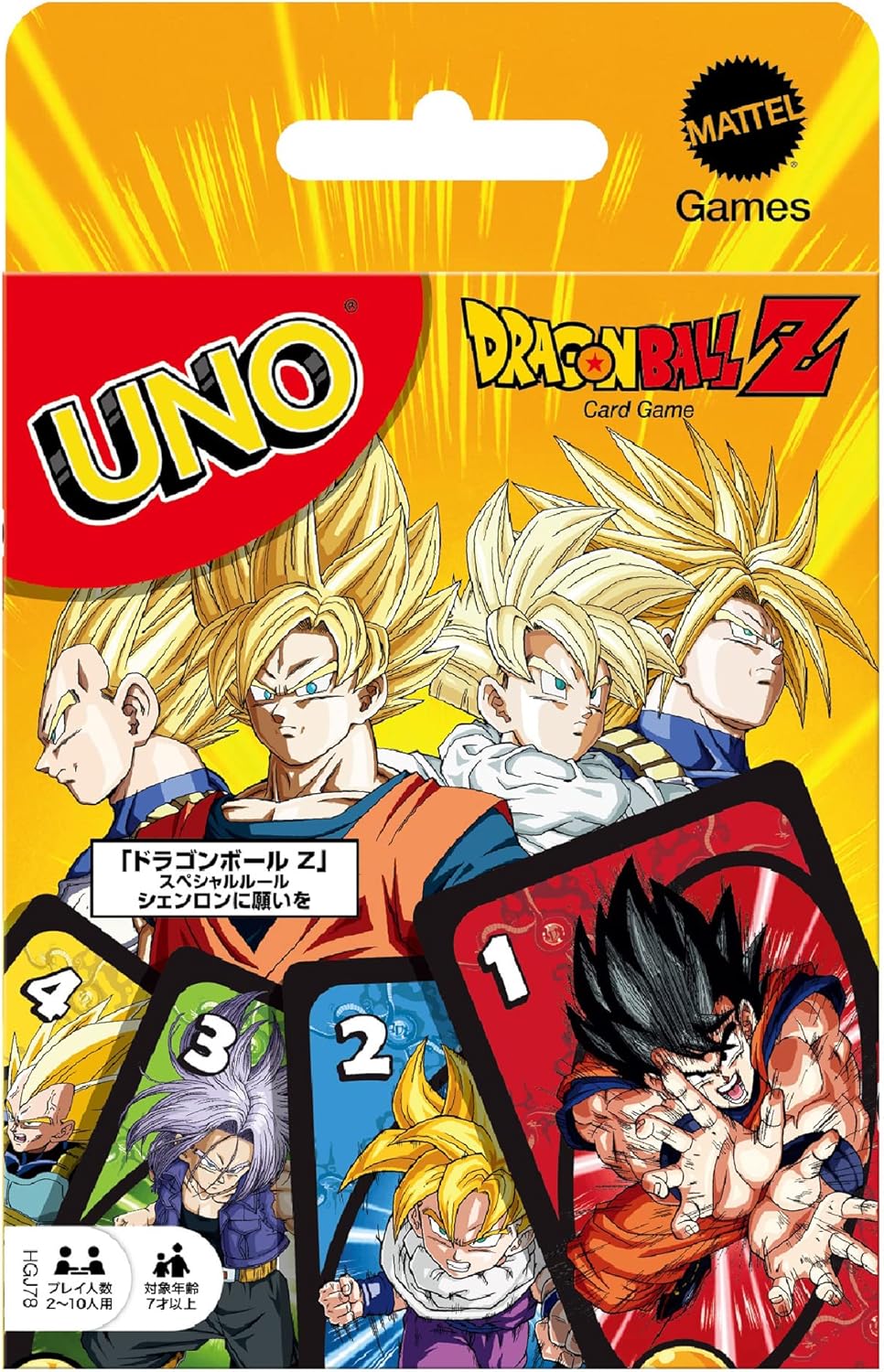 DragonBall Z - Mattel Game Uno Dragon Ball Z