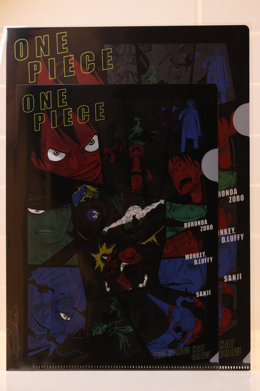 One Piece - Clear Folder Set of 2 (A4 & B5) Luffy & Zoro & Sanji