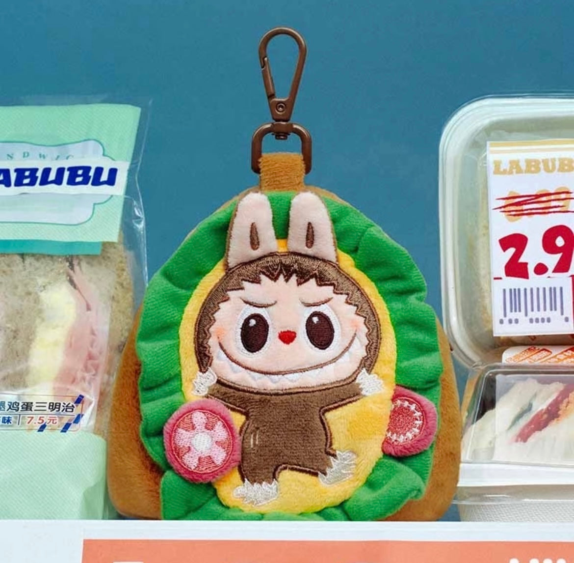 Popmart - The Monsters Labubu Wacky Mart Series Sandwich Mini Bag