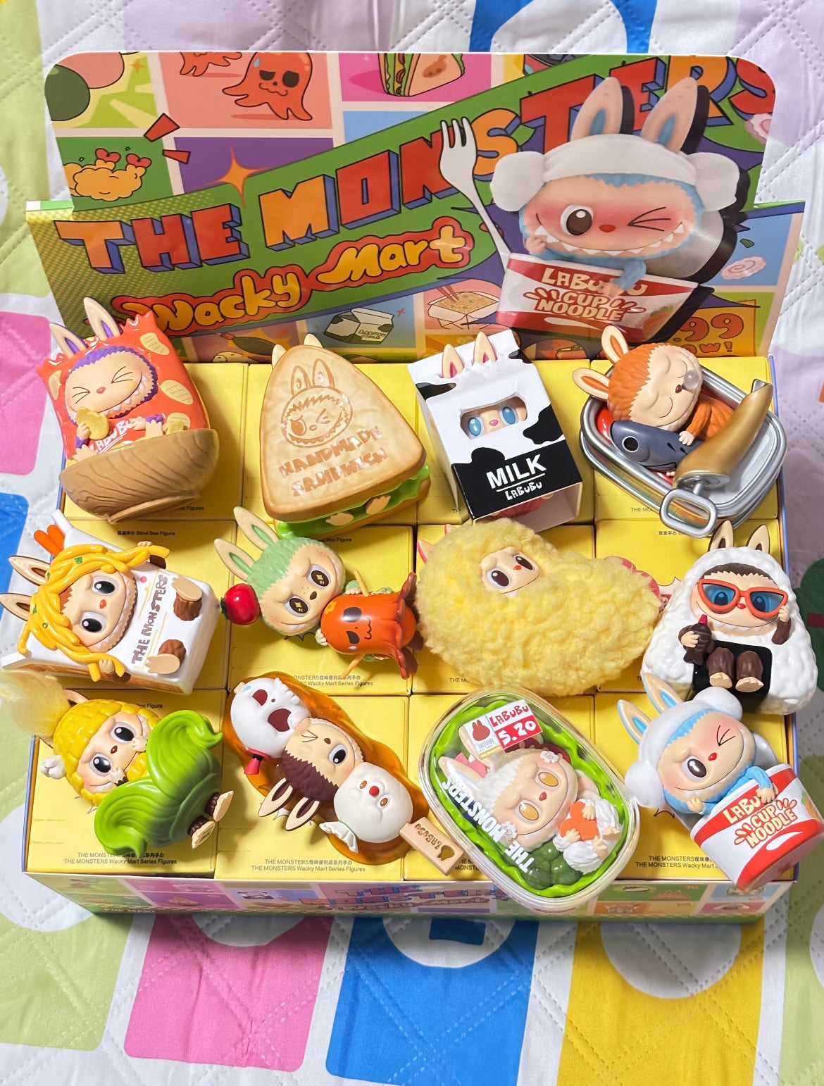 Popmart - The Monsters Labubu Wacky Mart Series Figures Blind Box