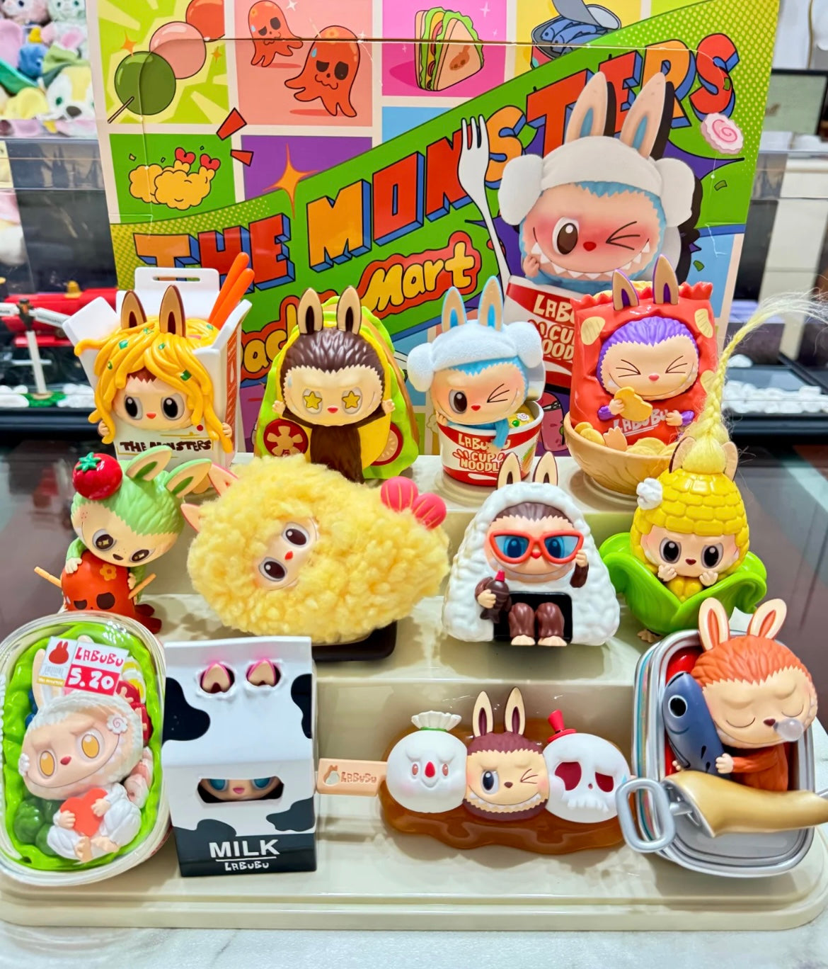 Popmart - The Monsters Labubu Wacky Mart Series Figures Blind Box