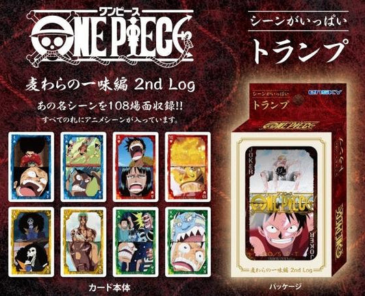 One Piece - Straw Hat Crew Playing Cards With Scenes 2nd log