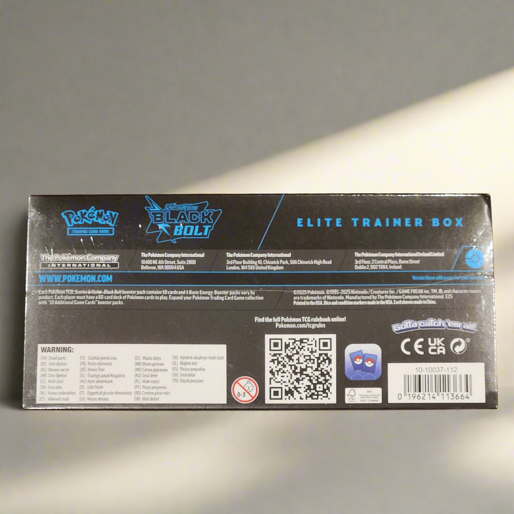Pokemon TCG: Black Bolt - Elite Trainer Box