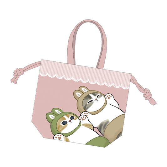 Mofusand - Drawstring Eco Bag Bunny Cat