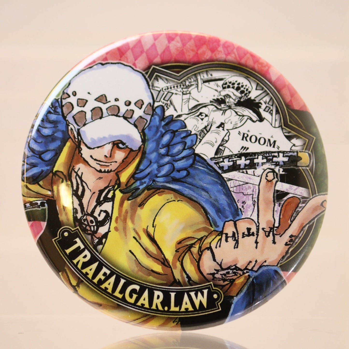 One Piece - Collection Badge "HEROES" [Trafalgar Law] 2nd Edition