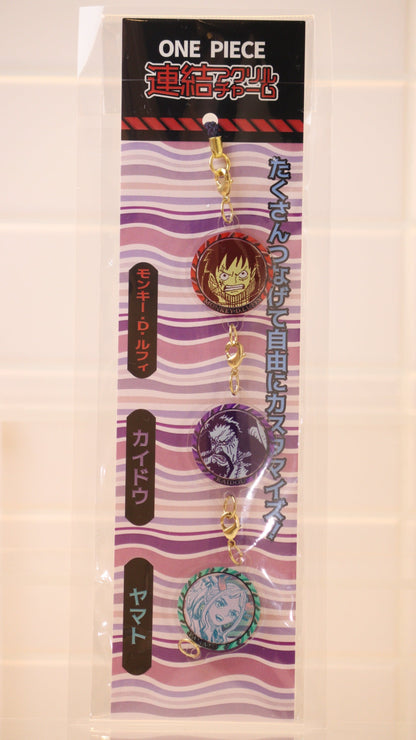 One Piece - Linked Acrylic Charms Monkey D. Luffy & Kaido & Yamato