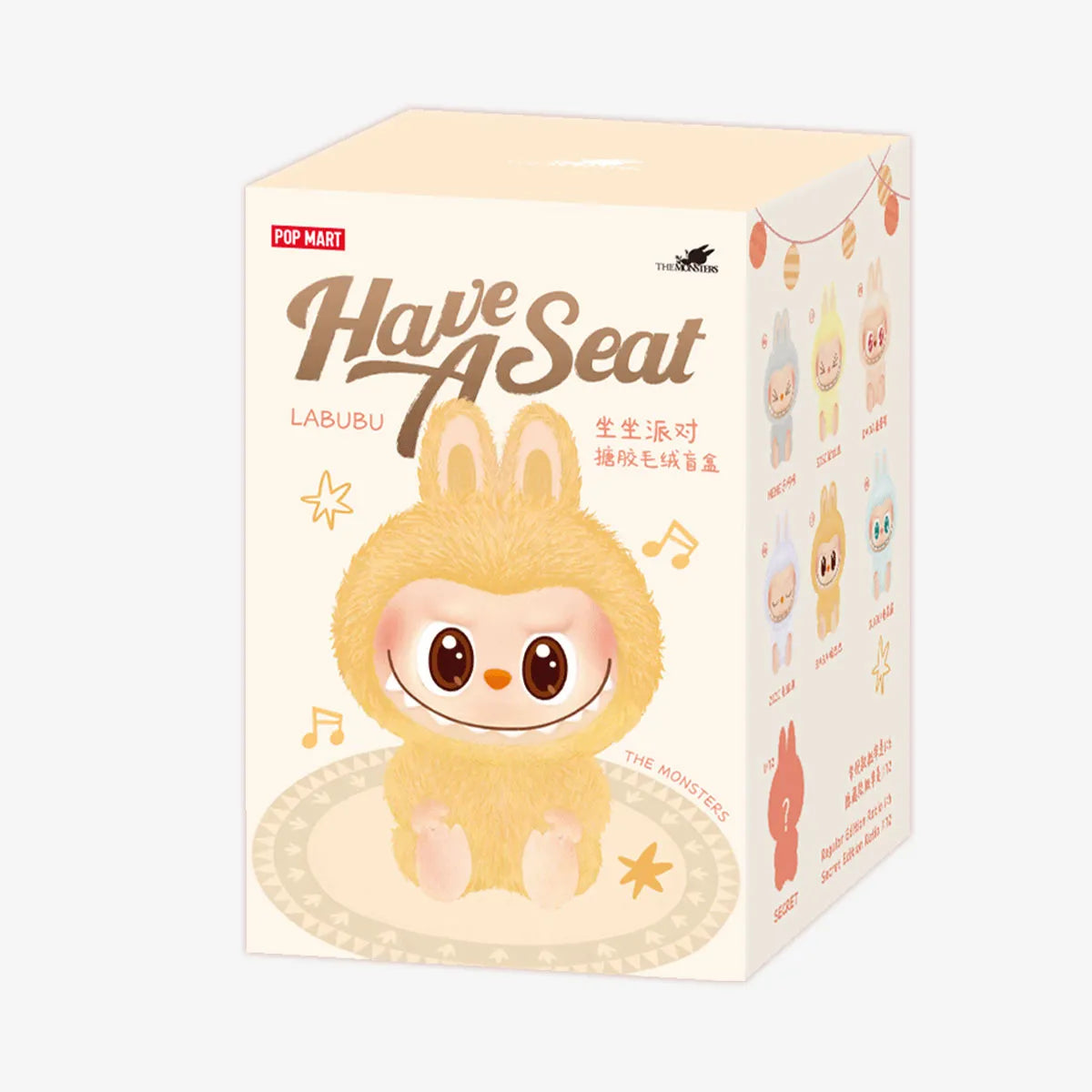Popmart - The Monsters Labubu Have a Seat Vinyl Plush