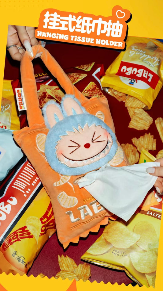Popmart - The Monsters Labubu Wacky Mart Series Hanging Tissue Holder